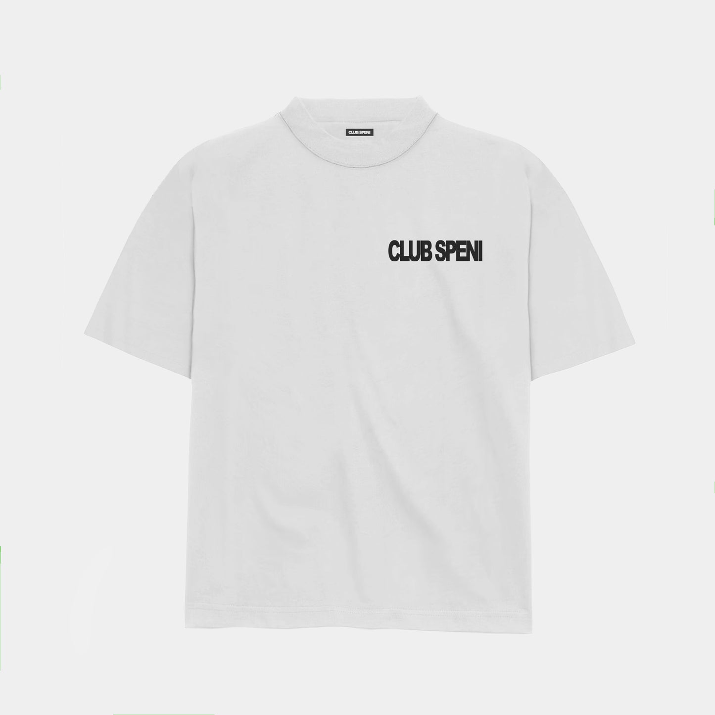 BLACK TEXT LOGO T-SHIRT