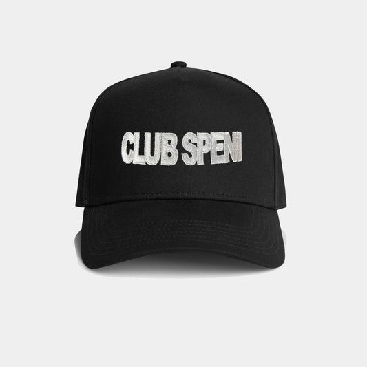 TEXT LOGO CAP BLACK/WHITE