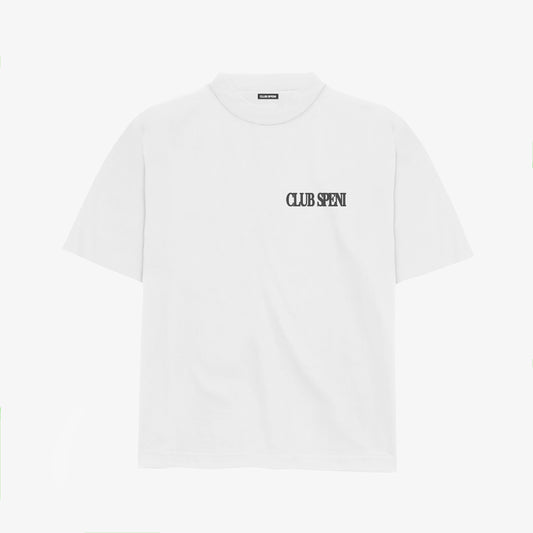 WELCOME TO THE CLUB TEE - WHITE