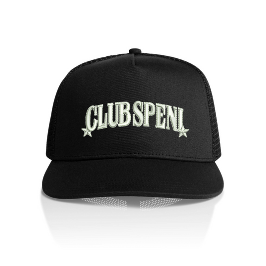 STAR LOGO TRUCKER BLACK